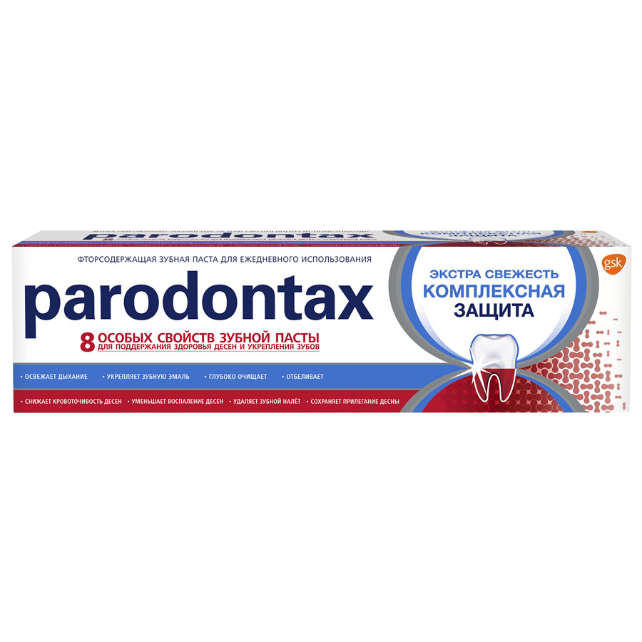 Пародонтакс Комплексная Защита зубная паста, 75 мл