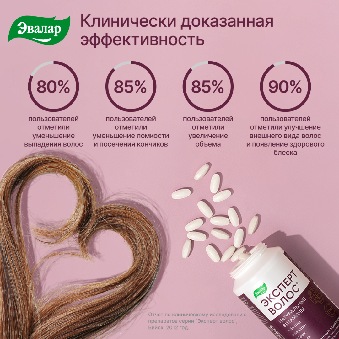 Эксперт волос таблетки по 1г банка, 180 шт.