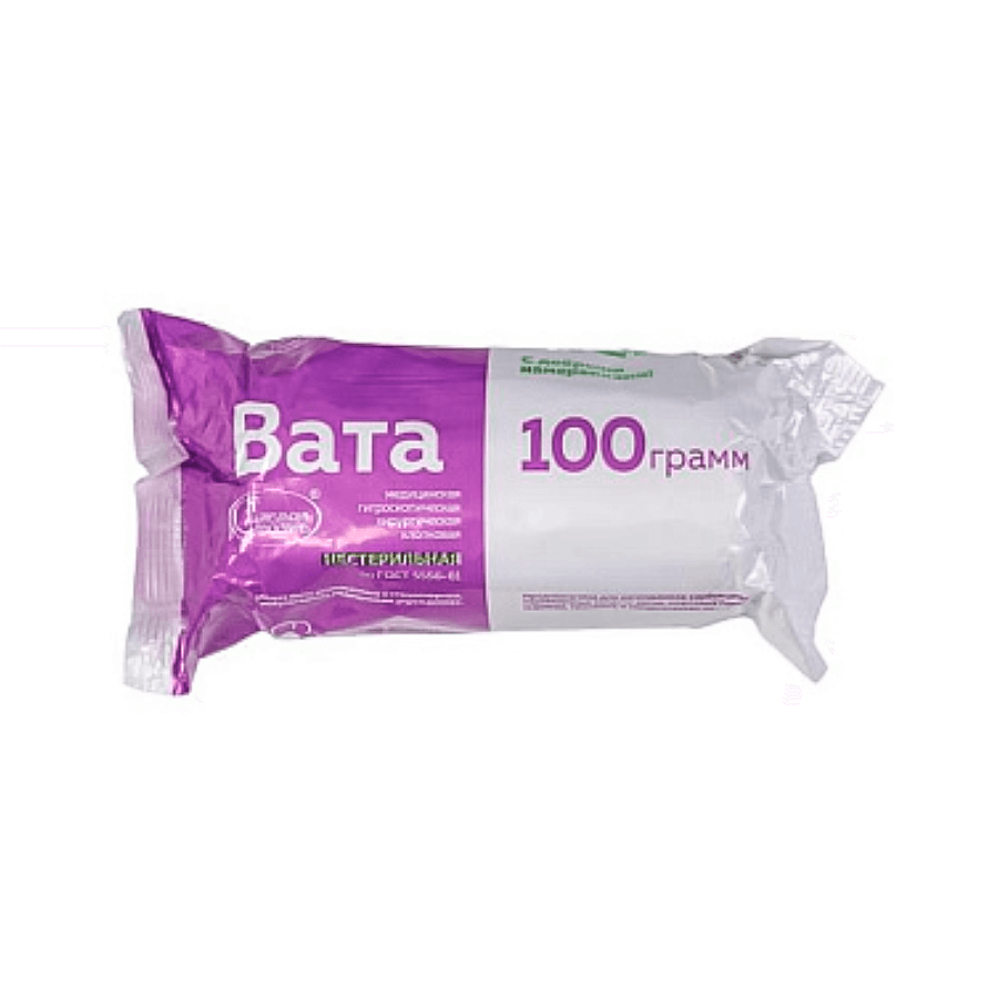 Вата хирургическая нестерильная Bona Mente, 100 г