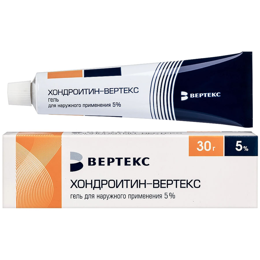 Хондроитин гель 5% туба, 30г