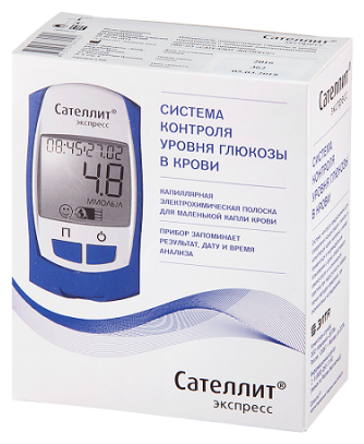 Глюкометр Сателлит Экспресс, 1 шт.