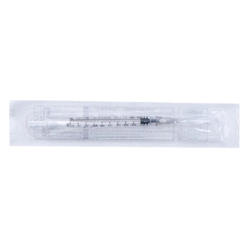 Шприц 1 мл инсулиновый U-100 3-х компонентный с иглой 26G (0,45х12мм), 1 шт.