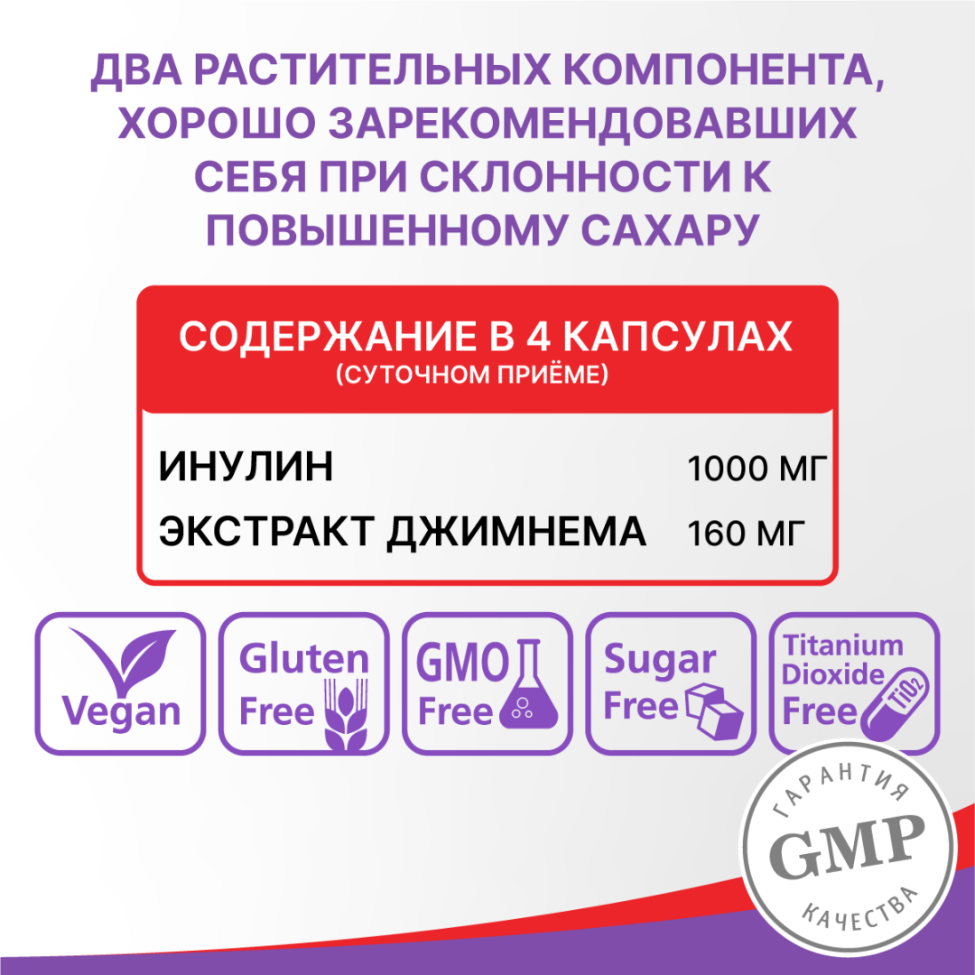 Контроль сахара таблетки, 120 шт, Эвалар