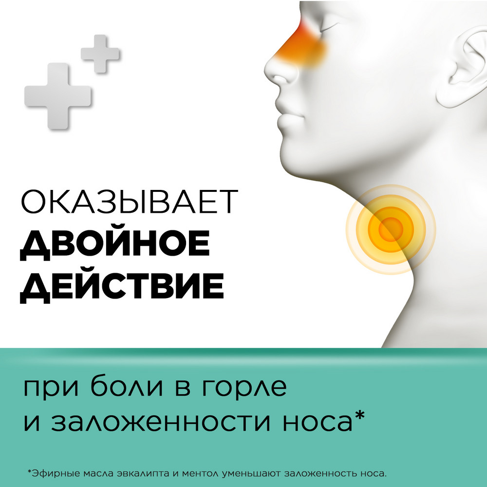 Стрепсилс таблетки для рассасывания ментол-эвкалипт, 36 шт.