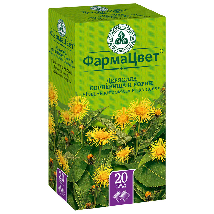 Девясил корневища и корни 1,5г фильтр-пакеты, 20 шт.