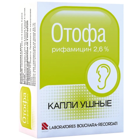 Отофа капли ушные, 10 мл