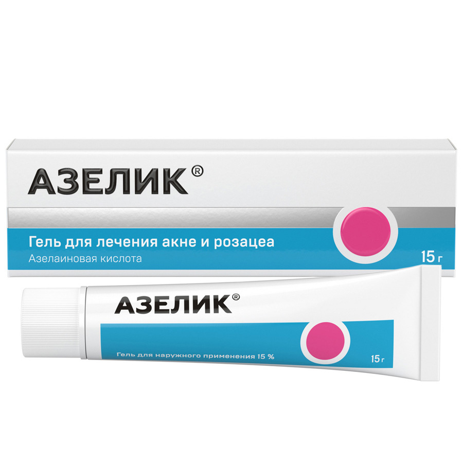 Азелик 15% гель для наружного применения, 15г
