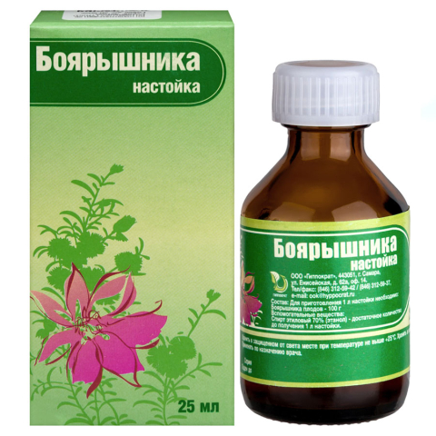 Боярышника настойка, 25 мл