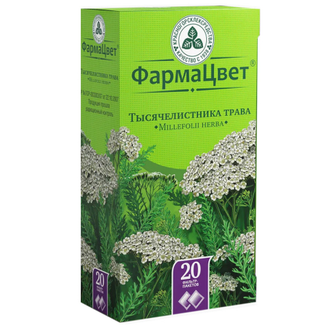 Тысячелистника трава 1,5г фильтр-пакеты, 20 шт.