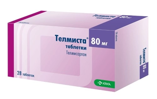 Телмиста 80 мг 28 шт. таблетки