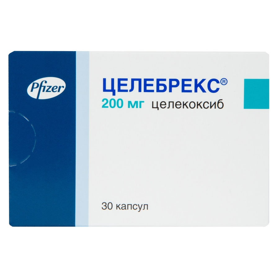 Целебрекс 200 мг капсулы, 30 шт.