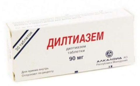 ДИЛТИАЗЕМ 90МГ N30 ТАБЛ.