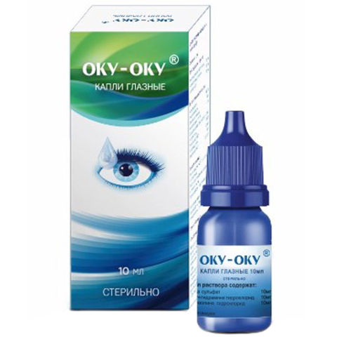 Оку-Оку капли глазные, 10 мл