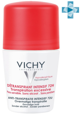 Виши (Vichy) шариковый дезодорант анти-стресс защита 72 часа, 50 мл