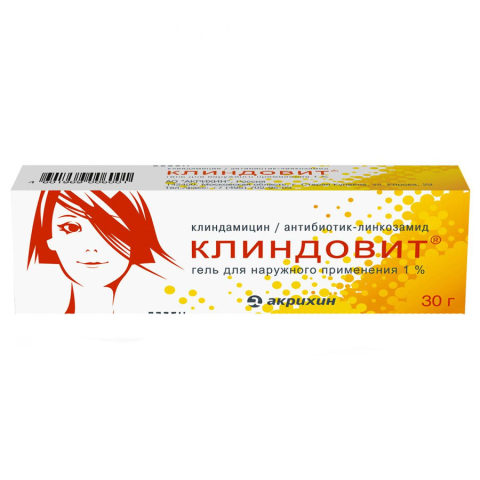 Клиндовит 1% гель для наружного применения туба, 30г